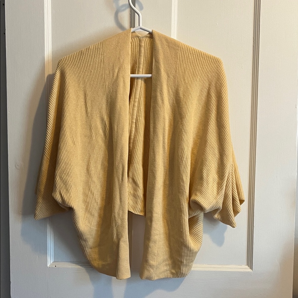 Lululemon yellow shrug